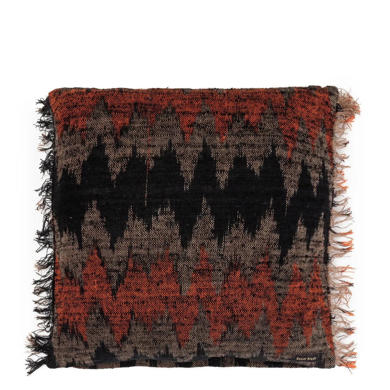 Oh My Gee Kussenhoes Zwart Oranje 60x60